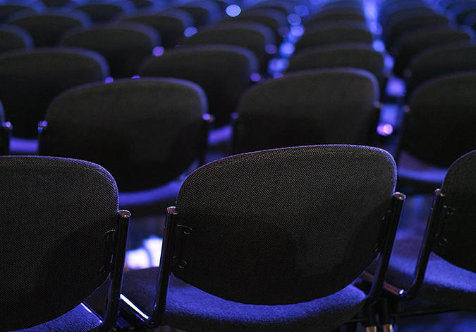 Chairs at a conference event